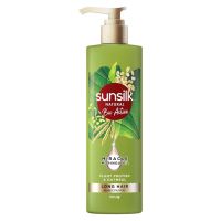SUNSILK  Natural Shampoo Bio Active Plant Protein Oatmeal Long Hair ซันซิล เนเชอรัล แชมพู ไบโอ แอคทีฟ แพลนท์ โปรตีน แอนด์ โอ้ตมิล ลอง แฮร์ 380 ml.