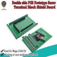 WAVGAT สองด้าน PCB ต้นแบบสกรูเทอร์มินัลบล็อกโล่บอร์ดชุดสําหรับ MEGA-2560 Mega 2560 R3 Mega2560 R3