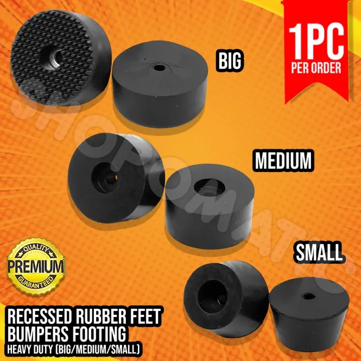 Recessed Rubber Feet Bumpers Footing (BIG/SMALL/MEDIUM) | Lazada PH