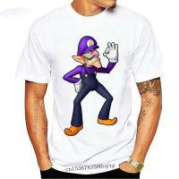 New Mens Waluigi Cartoon Black Cheap fashion short sleeved tee Summer Fashion Mens t shirt GQ5O  UMT9