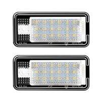 Mik 2pcs 18 LED 6500K License Number Plate Light Lamp For A3 S3 A4 S4 A6 C6 A8 S8 Q7