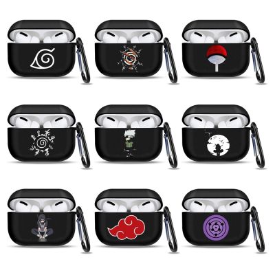 Anime Naruto Bluetooth Earphone Case for Airpods 1 2 3 Pro Pro2 Uchiha Sharingan Silicone Headphone Case Protective Cover