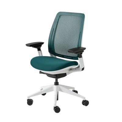 Modernform เก้าอี้เพื่อสุขภาพ รุ่น SERIES 2 พนักพิงกลาง Plastic Air Liveback สี Peacock (เขียว) รับประกัน 12 ปี