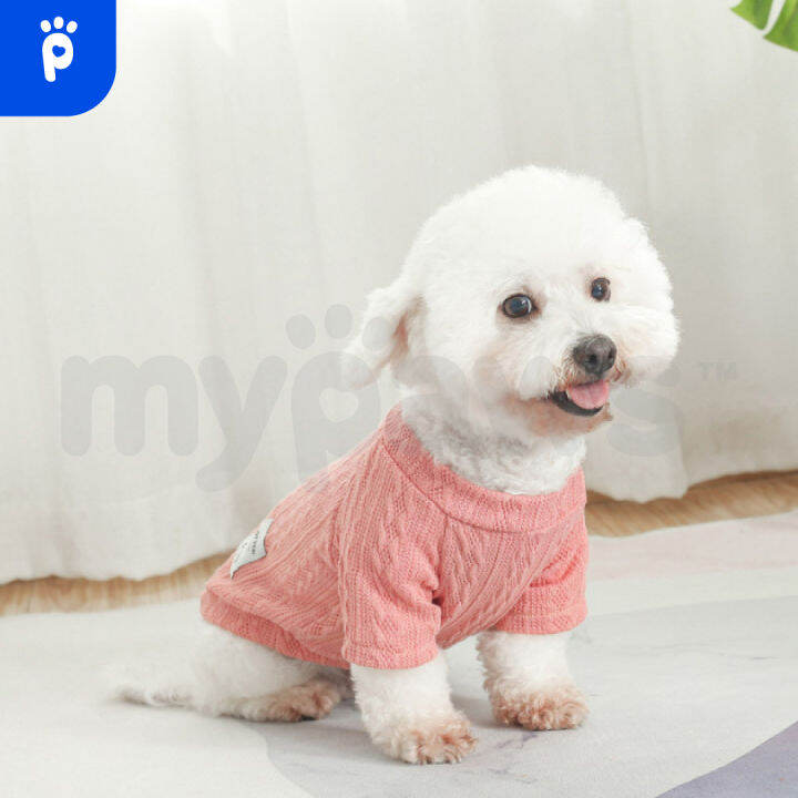 my-paws-เสื้อสัตว์เลี้ยงไหมพรม-สีเรียบ-รุ่นมินิมอล