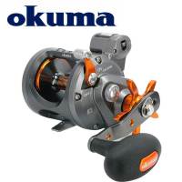 OKUMA รอกตกปลาน้ำเย็นรอกตกปลาเคาน์เตอร์รีลระบบลากคาร์บอไนท์แบบเต็มโครงที่ทนต่อการกัดกร่อนน้ำหนักเบา