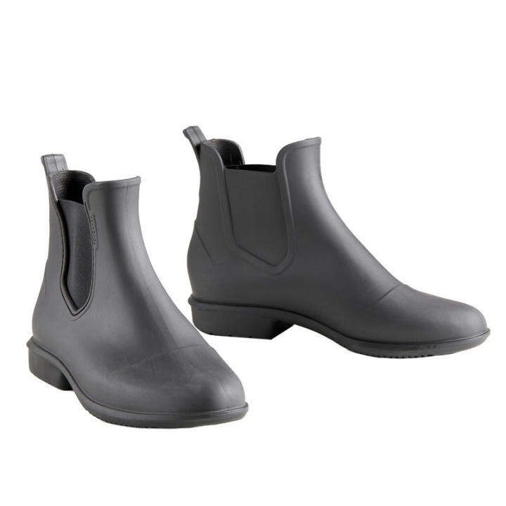 พร้อมส่ง-รองเท้าบูตขี่ม้าสำหรับผู้ใหญ่-100-adult-horse-riding-jodhpur-boots-black