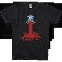 เสื้อยืดถังเลือด Carrie ผ้าฝ้ายแขนสั้น