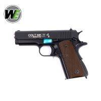 WE M1911 MINI A TYPE GBB  ยิงลาย  COLT MK IV Series 80   สไลด์เซาะร่องแนวดิ่ง  1 ตำแหน่ง  สีดำ ,ของเล่นบีบีกัน