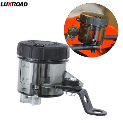 Universal Motorcycle Front Brake Clutch Fluid Bottle Master Cylinder Oil Reservoir Tank Cup with holder For Honda Suzuki