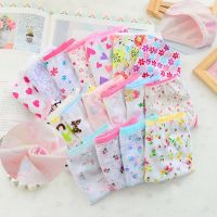 (TER)12Pc/Lot  Baby Girls Underwear Cotton Panties Kids Short Briefs Children Underpants 2-12Y