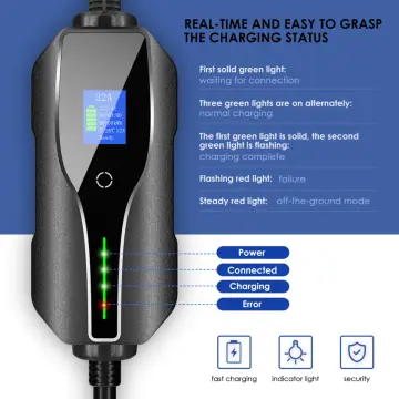 Portable ev charger level outlet 2