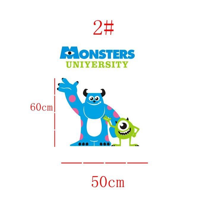 monsters-inc-3dอะคริลิคสติ๊กเกอร์ติดผนังมอนสเตอร์ขนาดใหญ่ห้องนอนสติ๊กเกอร์ข้างเตียง