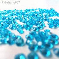 4.5mm 1000pcs Aqua Acrylic crystal diamond for even party supplies invitation for wedding Wedding Decoration Free Shipping