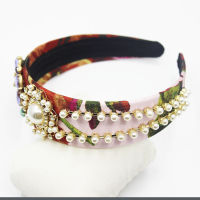 Jewel Hairband Jewelled Head Band Gem Headbands Gemstone Baroque Headband Diamond Vintage Hair Accessories 2019 Rhinestone Women