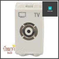 เต้ารับโทรทัศน์ 75 โอห์ม EVE 523343 สีขาวTV SOCKET EVE 523343 75-OHM WHITE **ราคาดีที่สุด**