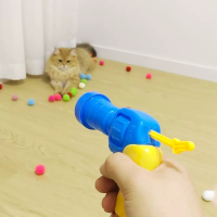 แมวตลก Interactive Teaser การฝึกอบรมของเล่น Creative Kittens Mini Pompoms เกมของเล่นสัตว์เลี้ยงอุปกรณ์เสริมของเล่นสำหรับ Cat