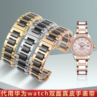 สายนาฬิกาข้อมือหางเสือ Omega เซรามิคสเตนเลสแบบตะขอผีเสื้อสำหรับทั้งหญิงและชายนาฬิกาข้อมือ