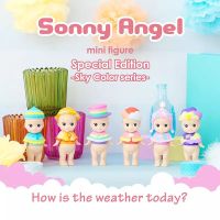 Sonny Angel 2020 Colorful Weather Series Blind Box Cute Doll Macaron Snow Flower Cloud Raindrop Decoration Birthday Gifts