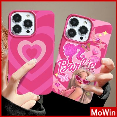 Mowin - เข้ากันได้สำหรับ เคสไอโฟน เคสไอโฟน11 เคสโทรศัพท์ 14 pro max สำหรับ iPhone เคส ซิลิโคนนุ่มเคสลูกกวาดเคลือบเงา Pink กล้อ