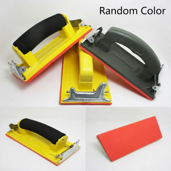 Toolstar Sander Sand Paper Frame Sanding Sandpaper Trowel Foam Base Two