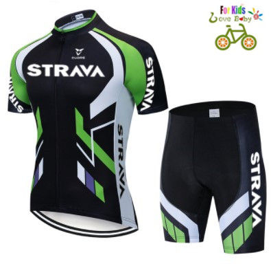 2019 new Kids Cycling Jersey Set etixx Children Cycling Clothing Summer Bike Jersey Quick Dry Bicycle Jersey Suit Fluorescence