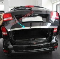 For Fiat Freemont For Dodge Journey 2009-2016 2017 Chrome Rear Trunk Back Door Cover Trim Tail Gate Moulding Styling Sticker