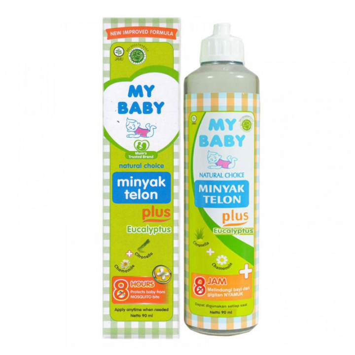 Minyak telon PLUS eucalyptus 150ml/ my baby minyak telon plus 8jam anti