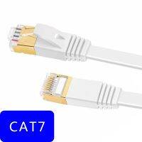 【CW】 Ethernet Cable RJ45 Cat7 45 30cm/50cm Flat Network Computer Modem Router TV