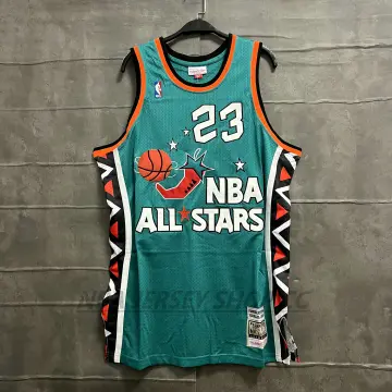 All Star Mitchell&Ness NBA Light Green #23 Jersey,Chicago Bull