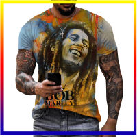 Bob Marley เสื้อยืด Reggae Music Singer พิมพ์ 3D Street Wear ผู้ชายผู้หญิงสบาย ๆ แฟชั่นพลัสขนาดเสื้อยืดเด็กเสื้อยืดเสื้อผ้าด้านบน XS-5XL