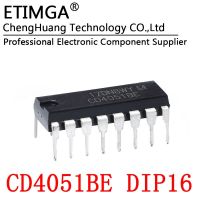 5PCS/LOT CD4051 CD4051BE DIP-16 One of Eight Analog Switches WATTY Electronics