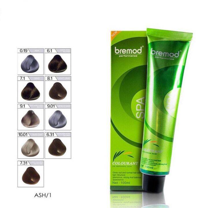 Bremod Hair Color (Ash Color) With Oxidizing Cream 100g 12% | Lazada PH