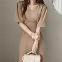 ‘；’ Casual V-Neck Women Maxi Dress Autumn Elegant Ried Half Sleeve Bodycon Dress 2023 Ladies Fashion Streetwear Dresses