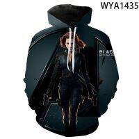 New Spring And Fall Hoodies Cool Widow Movie Men Women Children 3D Printed Hooded Pullove Long Sleeve Sweatshirts Boy Girl Kids