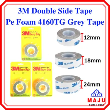 3M Heavy Duty Double Sided Foam Tape 12mm/18mm/24mm X 1.5M