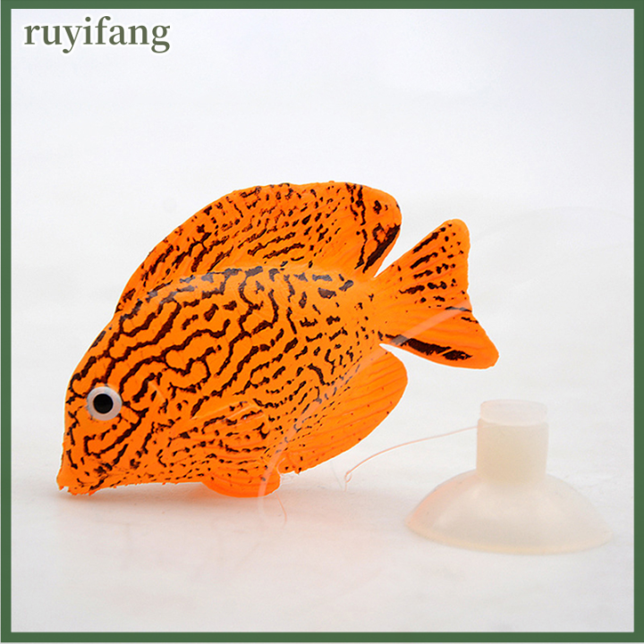 ruyifang-เรืองแสงในที่มืดตู้ปลาปลอมปลาทองประดับตู้ปลา-diy-แมงกะพรุนสำหรับสวนเครื่องประดับตู้ปลาตู้ปลาอุปกรณ์ตกแต่งบ้าน