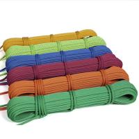 Escalada Paracord 10เมตร,เชือกปีนเขาอุปกรณ์เสริมสาย6มม. เส้นผ่าศูนย์กลาง5KN ความปลอดภัยสูง