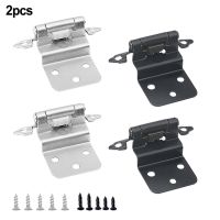 2pcs Kitchen Cabinet Hinges Self Closing Hydraulic Buffer Hinges Face Mount 3/8 Inset Door Spring Hinge Furniture Hardware