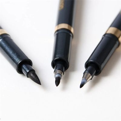 GVDFHJ ปากกานักเรียน เครื่องเขียน ภาพวาดศิลปะ คำภาษาจีน สำหรับลายเซ็น ปากกามาร์กเกอร์ ปากกาแปรงปลายปากกา ปากกาเขียนอักษรจีน ปากกาประดิษฐ์ตัวอักษร