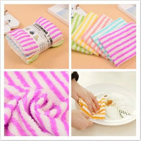 5pcslot Microfiber Anti-grease Color Dish Cloth Fiber Washing Towel Magic Kitchen Cleaning Wiping Rags Towel Pano De Prato