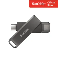 SanDisk iXpand Flash Drive Luxe, SDIX70N 64GB, Black Lightning and Type c - (SDIX70N-064G-GN6NN)