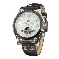 ---Fashion mens watch238814◊┋❂ Flywheel FORSINING calendar watch mens automatic mechanical watch belt male table