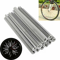 123672pcs Reflective Mount Clip Tube Warning Strip Bicycle Wheel Spoke Reflector Mountain Rear Bike Reflector Light