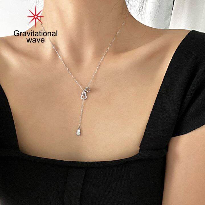 gravitational-wave-clavicle-chain-ฝีมือดี-fade-resistant-สวมใส่-elegant-anti-rust-คอตกแต่งอุปกรณ์เสริม-y-รูปร่างบางสร้อยคอสำหรับชีวิตประจำวัน