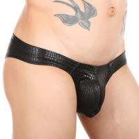 [A Motion045]Mens FauxSexy Underwear BriefsSkinThin ULow Waist กางเกงในชาย Soft WetPanties