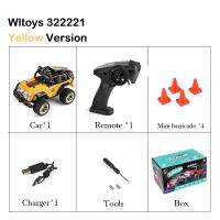 WLtoys รถ Rc ขนาดเล็ก322221 1:32รุ่นรถยนต์ควบคุมรีโมท2.4กรัมพร้อมเครื่องยานพาหนะรถบรรทุกออฟโรดน้ำหนักเบา2WD รถบรรทุกเพื่อเด็ก