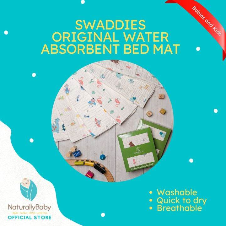 Swaddies Original Water Absorbent Bed Mat Lazada PH