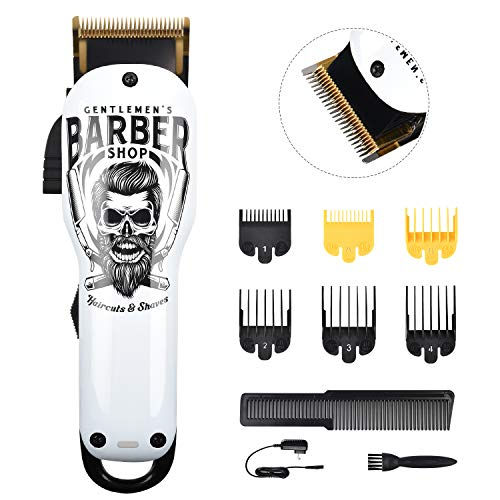 Professional Barber Hair Clippers Cordless Men Beard Trimmer Cutting  Machine Kit