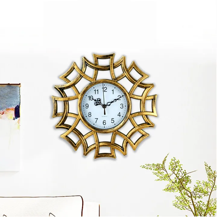 RETRO CLOCK001 (24cm) Silent Retro Quartz Clock Decorative Wall Clock