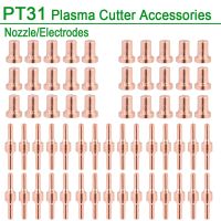 เครื่องตัด Plaa 20/40/60ชิ้นทองแดงอิเล็กโทรดปลายยาวแบบขยายและหัวฉีดยาวสำหรับ Lg40 Pt31 40a